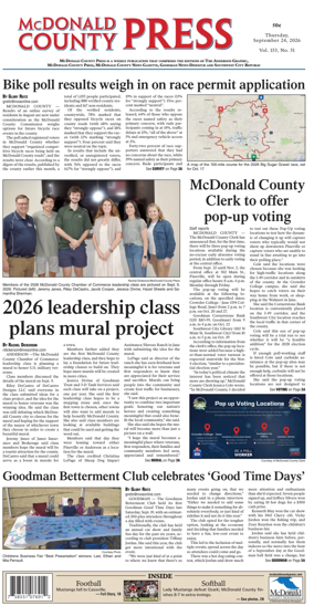 Cover of McDonald County Press