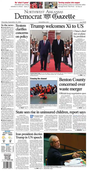 Cover of Northwest Arkansas Democrat-Gazette