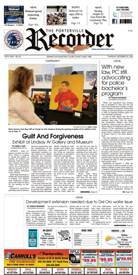 Cover of Porterville Recorder