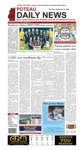 Cover of Poteau Daily News