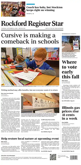 Cover of Rockford Register Star