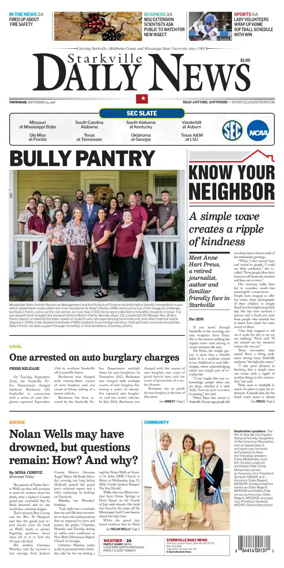 Cover of Starkville Daily News