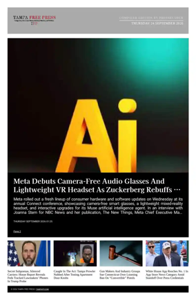 Cover of Tampa Free Press