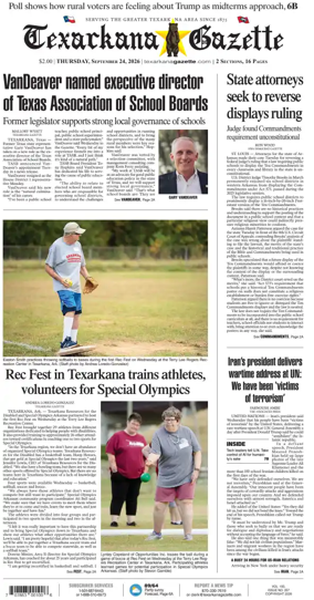 Cover of Texarkana Gazette