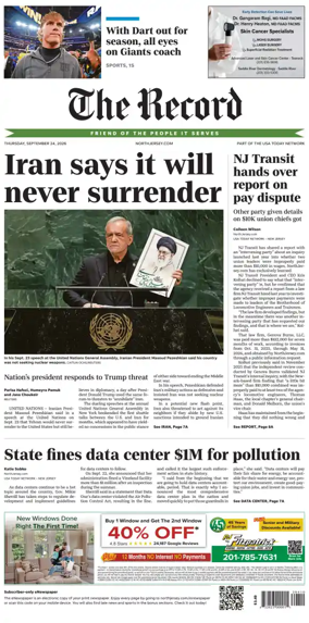 Cover of The Bergen Record
