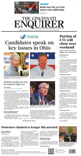 Cover of The Cincinnati Enquirer