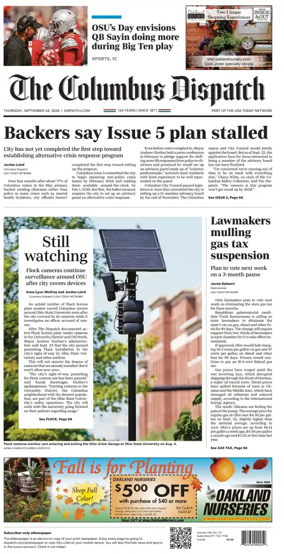 Cover of The Columbus Dispatch