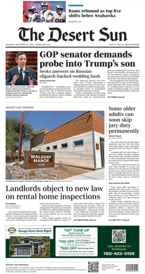 Cover of The Desert Sun