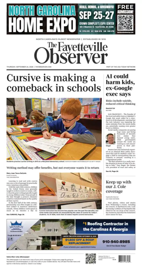 Cover of The Fayetteville Observer