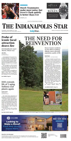 Cover of The Indianapolis Star