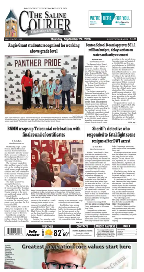 Cover of The Saline Courier