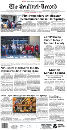 Cover of The Sentinel-Record