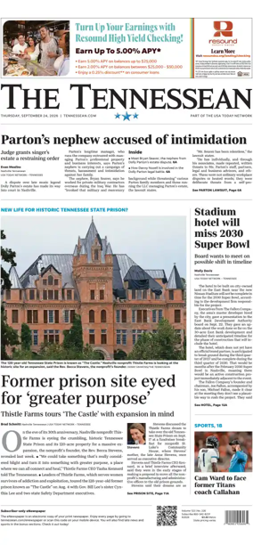 Cover of The Tennessean