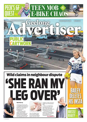 Cover of Geelong Advertiser