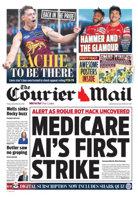 Cover of The Courier-Mail