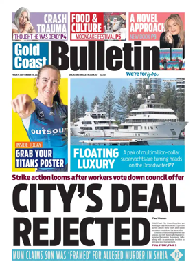 Cover of The Gold Coast Bulletin