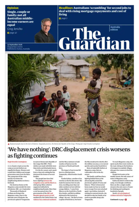 Cover of The Guardian Australia