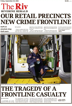 Cover of The Riverine Herald