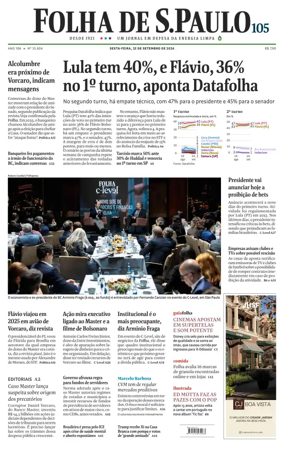 Cover of Folha de S.Paulo