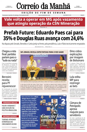 Cover of Jornal Correio da Manha