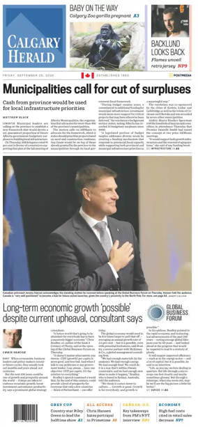 Cover of Calgary Herald