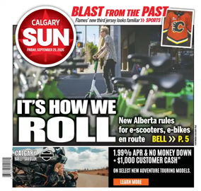 Cover of Calgary Sun