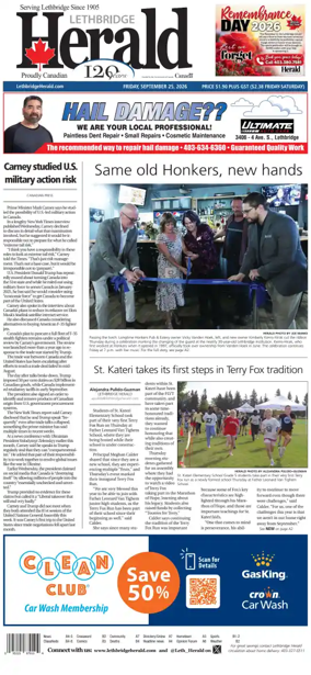 Cover of Lethbridge Herald