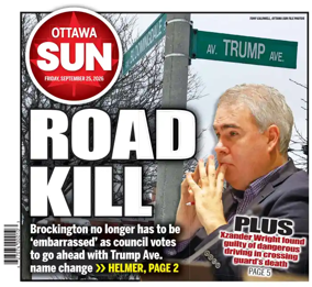 Cover of Ottawa Sun