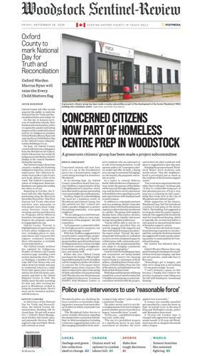 Cover of Sentinel-Review (Woodstock)
