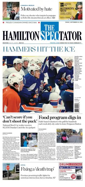 Cover of The Hamilton Spectator