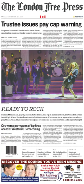 Cover of The London Free Press