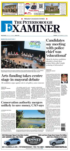 Cover of The Peterborough Examiner
