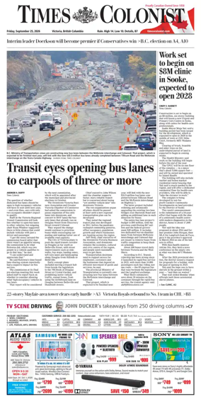 Cover of Times Colonist