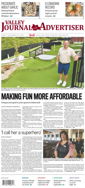 Cover of Valley Journal Advertiser