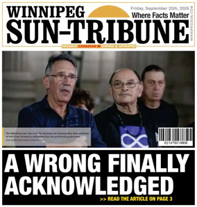 Cover of Winnipeg Sun