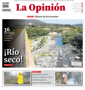 Cover of La Opinion