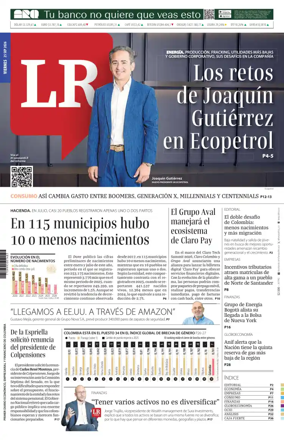 Cover of La Republica (Colombia)