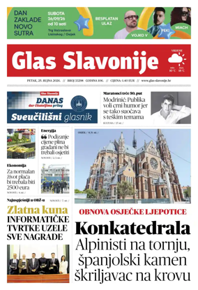 Cover of Glas Slavonije