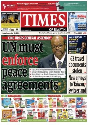 Cover of Times of Eswatini
