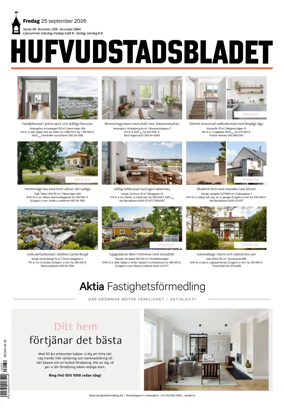 Cover of Hufvudstadsbladet