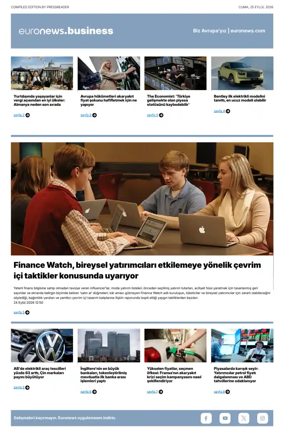 Cover of Euronews Business (Turkish) Compiled Editions