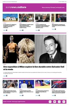 Cover of Euronews Culture (French)