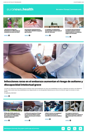 Cover of Euronews Health (Spanish) Compiled Edition