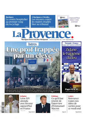 Cover of La Provence Martigues-Istres-Vitrolles-Marignane