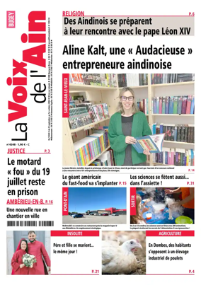 Cover of La Voix de l’Ain Amberieu en Bugey - Meximieux