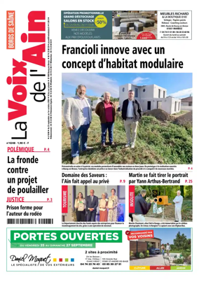Cover of La Voix de l’Ain Bords de Saone