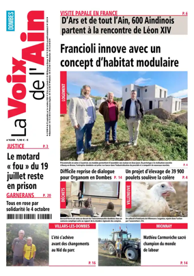 Cover of La Voix de l’Ain Dombes