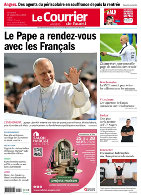 Cover of Le Courrier de l’Ouest (Angers)
