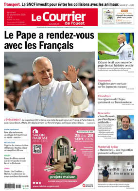 Cover of Le Courrier de l’Ouest (Saumur)