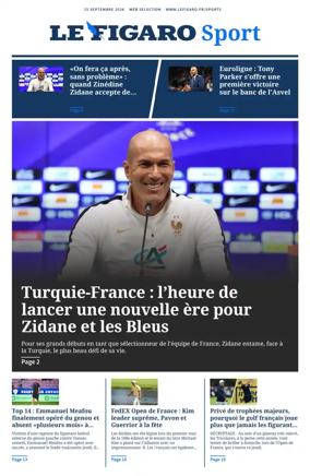 Cover of Le Figaro Sport
